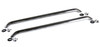 Go Rhino 8036UPS Universal Bed Rails, 36 inch Long, Without base plates, Polished Stainless Steel, Mounting Kit Included, Fits Ford Chevrolet Toyota Jeep, Dodge, Nissan, Buick GMC