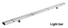 Go Rhino 900PS Universal Lite bar, Attaches to RHINO Bed Bar, Polished Stainless Steel, Mounting Kit Included