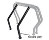 Go Rhino 9370B Universal Kickers, RHINO Bed Bar, Roll Bar, Black Mild Steel, Mounting Kit Included