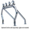 Go Rhino 9009560SSS RAM 2500/3500, 2010-2021, RHINO Bed Bar, Roll Bar - Complete kit: Main bar + Kickers, Polished Stainless Steel, Mounting Kit Included