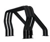 Go Rhino 9009560TDB Bed Bars Complete Kit - Triple Bar/Double Kicker (Between wheel wells) - Black