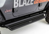 Go Rhino D10368T Running Boards for Ford, Ranger, 2019 - 2021, Dominator Extreme D1 SideSteps - Complete Kit: SideStep + Brackets, Mild steel, Textured black, D10080T Side Steps + D60368TK Dominator Brackets