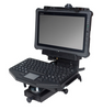 Gamber Johnson 7170-0218, Tablet Display Mount Kit: Mongoose and Keyboard Tray, Standard Or Tall, Mounts To Any Gamber-Johnson Upper Pole or “Smiley Face” Hole Pattern