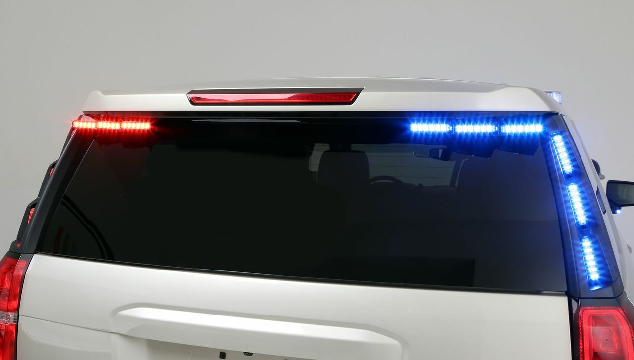 CLOSE OUT Whelen OEWS45 Outer Edge Chevy Tahoe 2015-2020 WeCan Rear Facing Upper Exterior Mount ION SOLO RED/BLUE