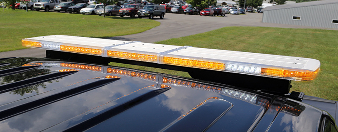 CLOSE OUT Whelen G382 Legacy LED 48" Light Bar, TRIO, WeCan, R/B/W Front - R/B/A Rear