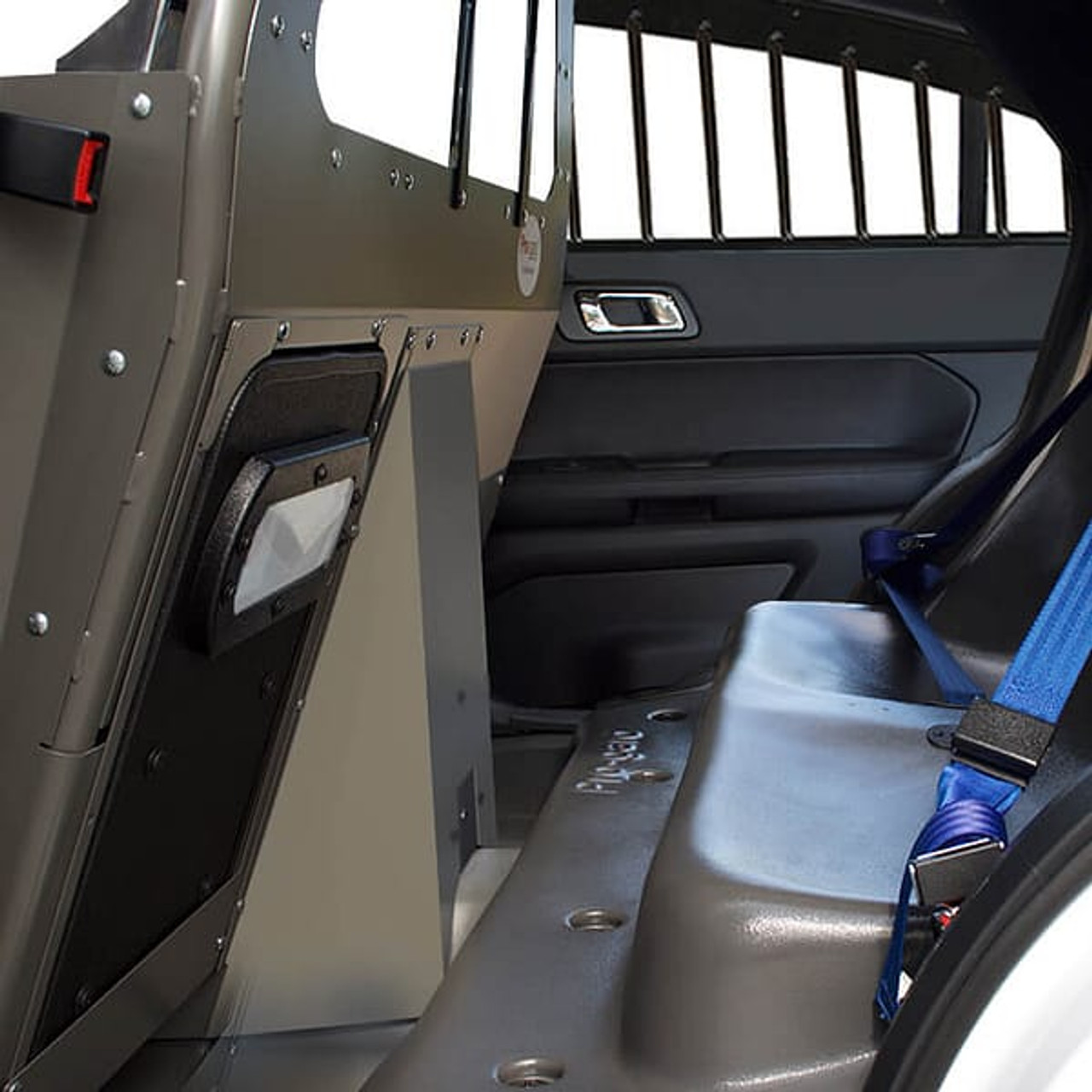 Pro-Gard PVS1826, VIPER Shield Enhanced Prisoner Transport System, Dual Compartments, Pro-Cell Full Partition, Outboard Seat Belts, VIPER Shield, For 13-22 Ford Interceptor Utility, 15-22 Chevrolet Tahoe PPV, 11-22 Dodge Charger, 18-22 Durango