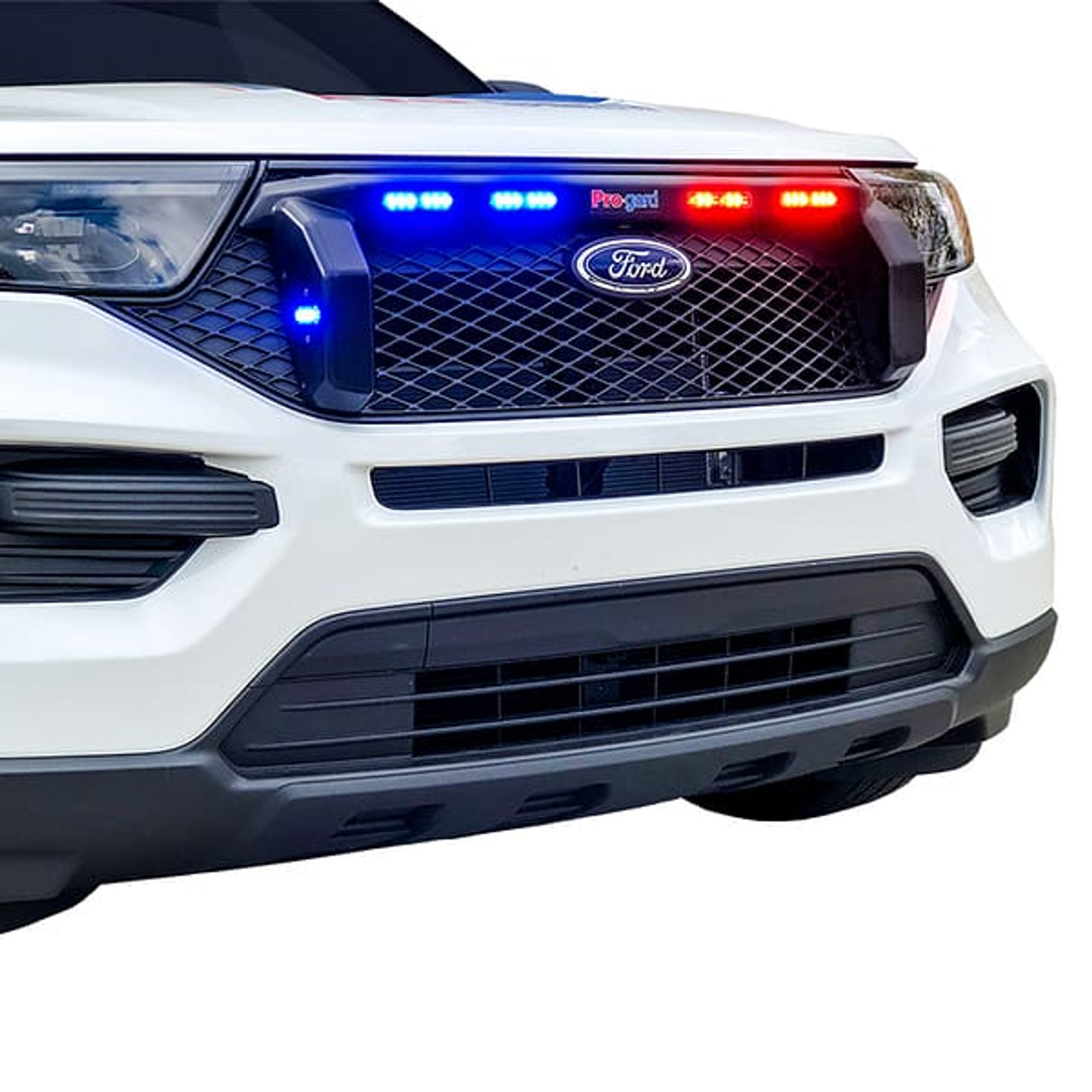 Pro-Gard CG, Command Grille For No-Push Policy Agencies, Whelen T-Ion or SoundOff mPower Lighting Options, For 2020-2020 Ford Interceptor Utility