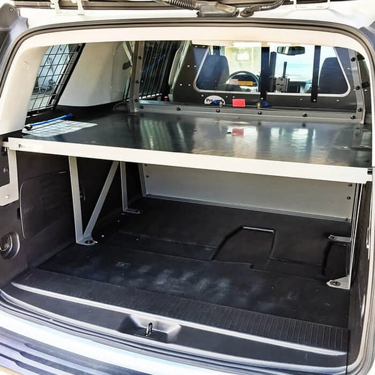 Pro-Gard Steel Cargo Security Covers, Creates Secure Cargo Storage Area, Use With Or Without Cargo Barrier, For 2013-2022 Ford Interceptor Utility or 2015-2022 Chevrolet Tahoe PPV, Or 2018-2022 Dodge Durango PPV/SSV