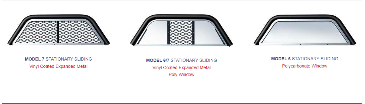 Setina Recessed Panel Partitions Includes 2 Piece Lower Extension Panels For 2012-2019 Ford PIU