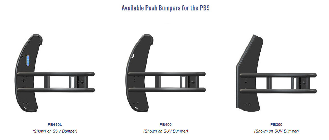 Setina PB9A, or PB9S Fender Wraps (Pair) For PB300/PB400 Push Bumpers (Sold  Separately), Aluminum or Steel, For 2021-2023 Ford F150 Responder Dana  Safety Supply