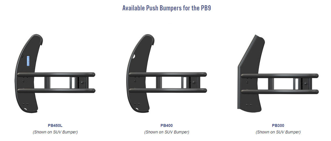 Setina PB5 PB9A or PB9S Fender Wraps (Pair) For PB300 or PB400 Push Bumpers For 2015-2020 Chevrolet Tahoe