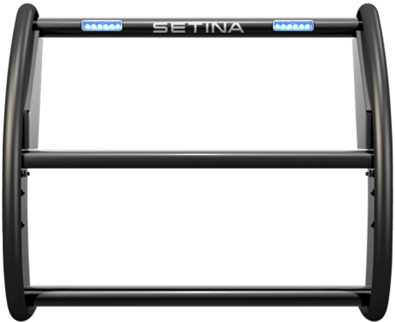 Setina PB450L Lighted Push Bumpers For 2015-2019 Chevrolet Silverado 2500-3500