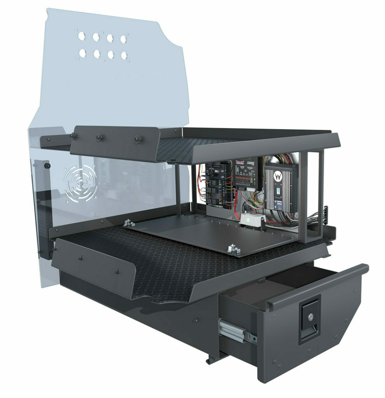 Setina Cargo Deck Single Prisoner Transportation Max System For 2019-2023 Dodge RAM 1500 Classic SSV