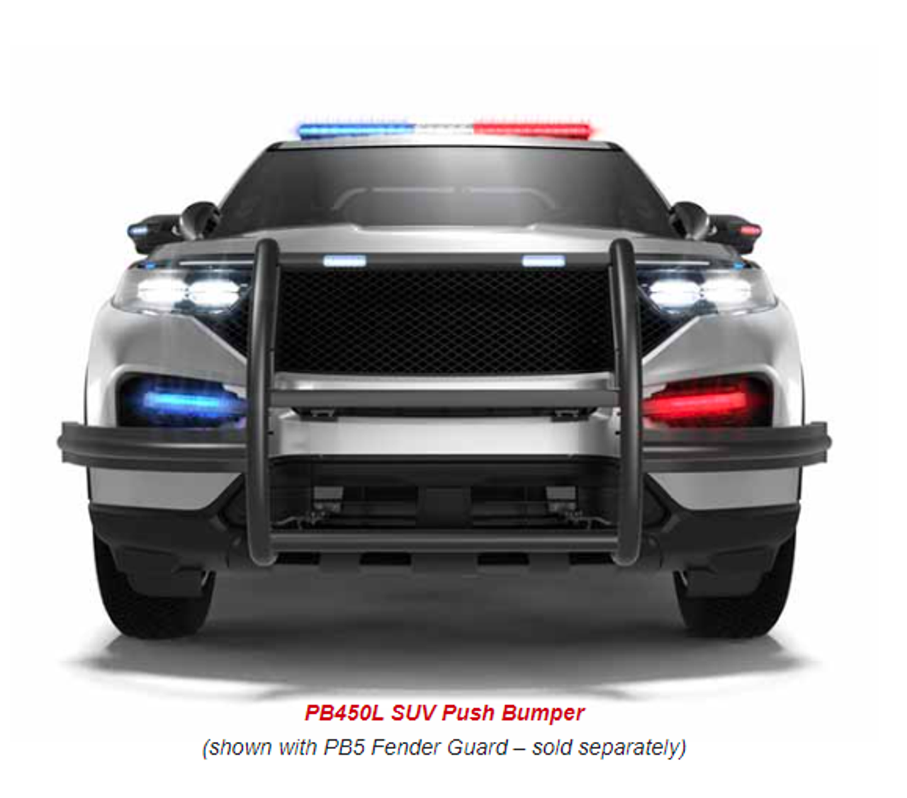 Setina PB450L Lighted Push Bumpers For 2019-2023 Dodge RAM 1500