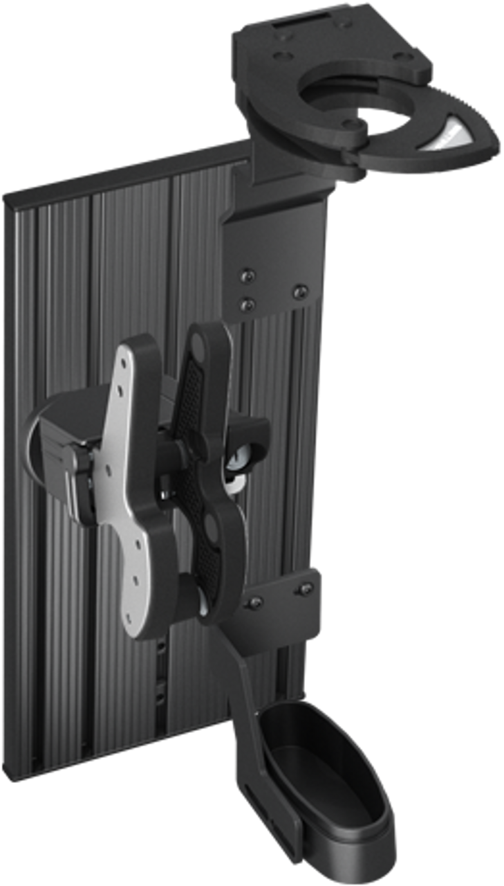 Setina T-Rail Dual Blac-Rac Weapon Mounting System For Use With All Vehicles (Partition Or Freestanding Base Required, Sold Separately)