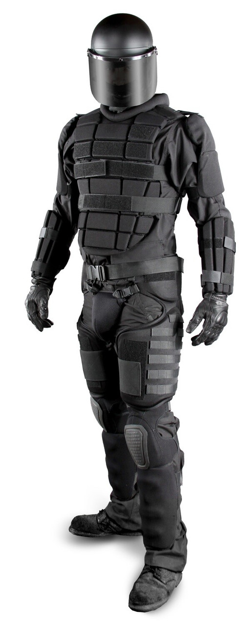 Damascus Imperial Riot Control Kit, Law Enforcement Riot Gear Protection for your Upper Body, Groin, Thighs, Knees and Shins, includes Padded Chest Plate, Helmet & Face-Shield not included