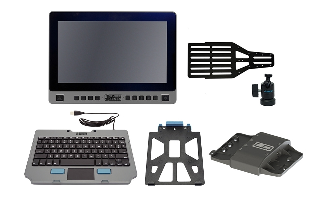 Gamber Johnson 7170-0757-04, DeX Heads Up Vehicle Kit With Backlit Keyboard