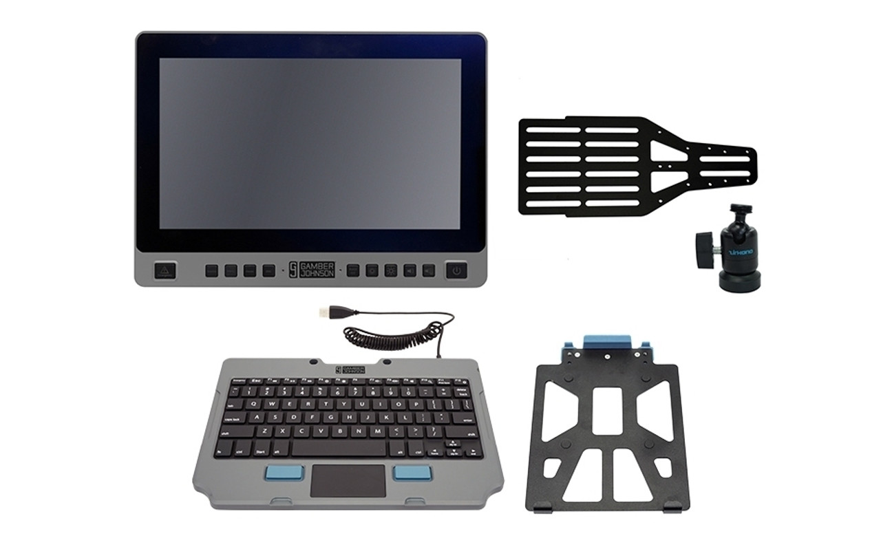 Gamber Johnson 7170-0757-05, DeX Heads Up Vehicle Kit With Backlit Keyboard, Without Hub