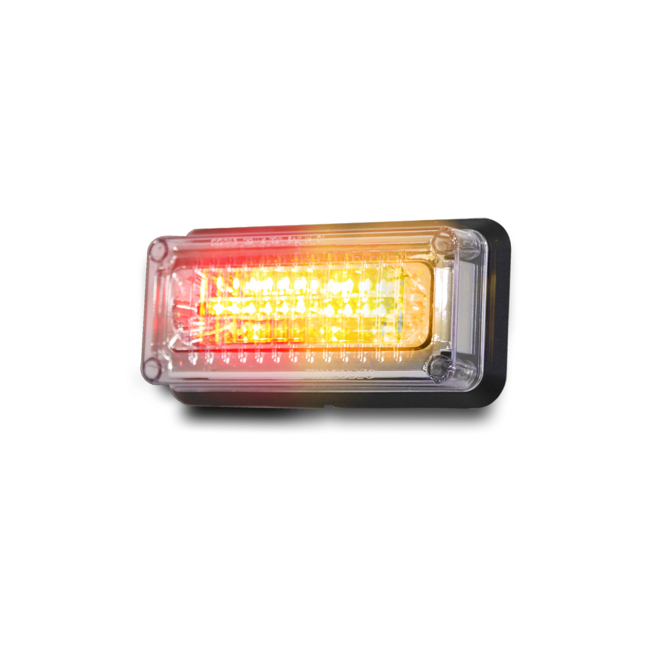 Code-3 - PRIZM II Perimeter Lights - 3x7 Inch, Available in Single, Split, or Steady Burn, 12 LED per lighthead, Optional Chrome Bezel