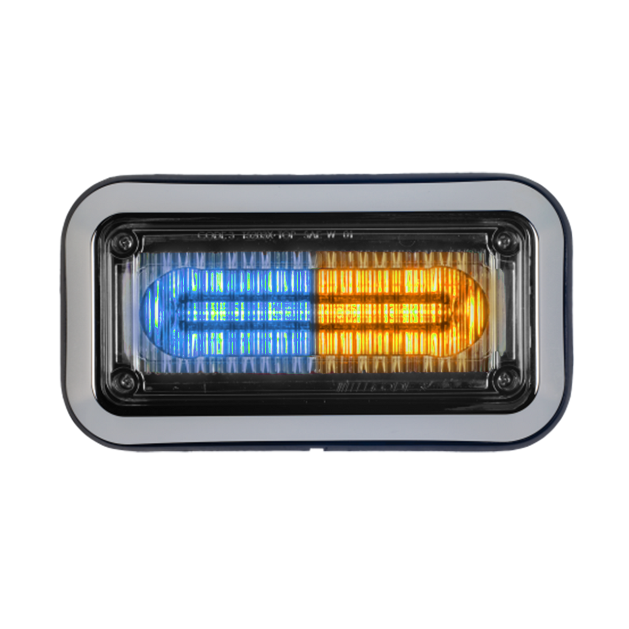 Code-3 - PRIZM II Perimeter Lights - 3x7 Inch, Available in Dual Color, 22 LED per lighthead, Optional Chrome Bezel