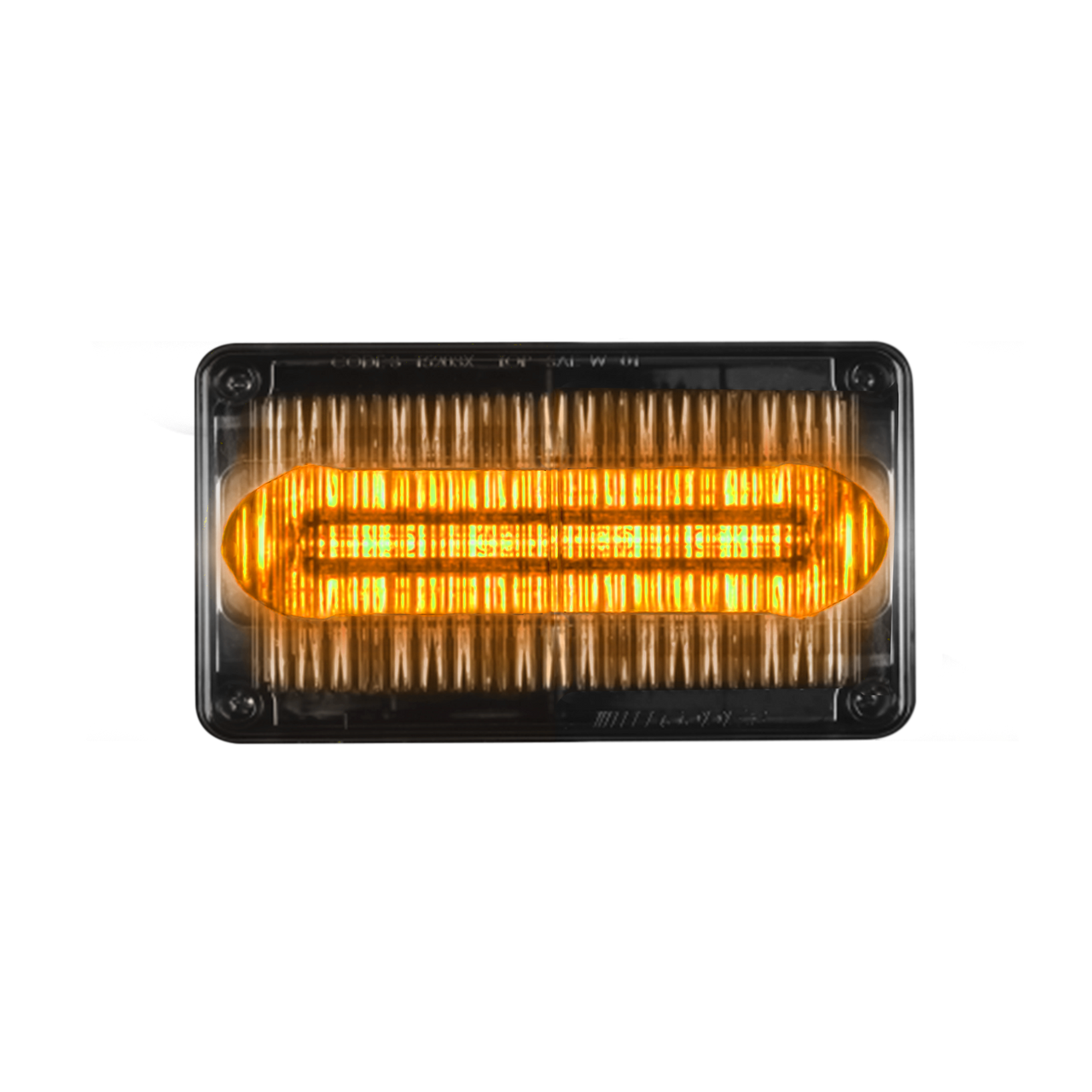 Code-3 - PRIZM II Perimeter Lights - 4x6 Inch, Available in Single, 8 LED per lighthead, Optional Chrome Bezel