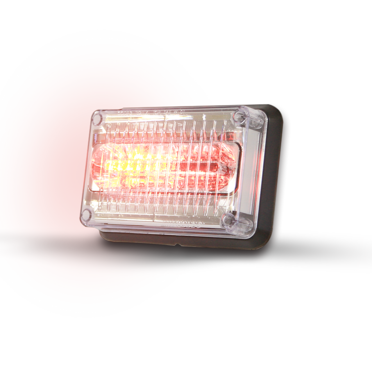 Code-3 - PRIZM II Perimeter Lights - 4x6 Inch, Available in Single, Split, or Steady Burn, 12 LED per lighthead, Optional Chrome Bezel