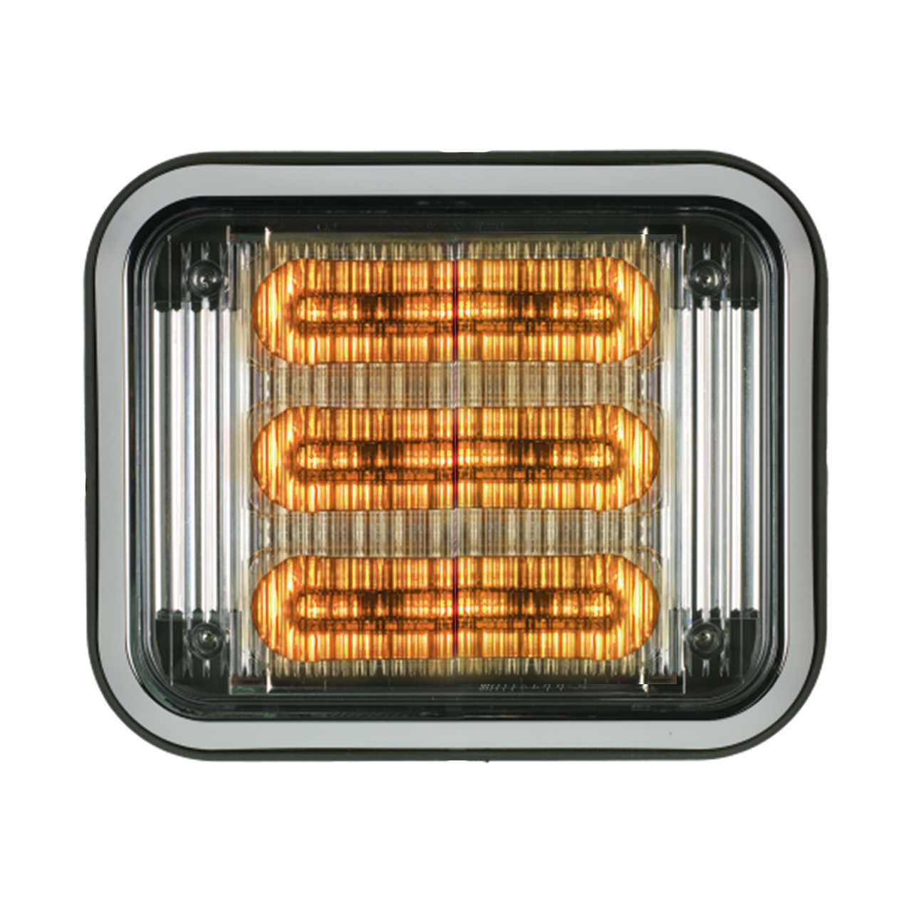 Code-3 - PRIZM II Perimeter Lights - 7x9 Inch, Available in Single, 8 LED per lighthead, Optional Chrome Bezel