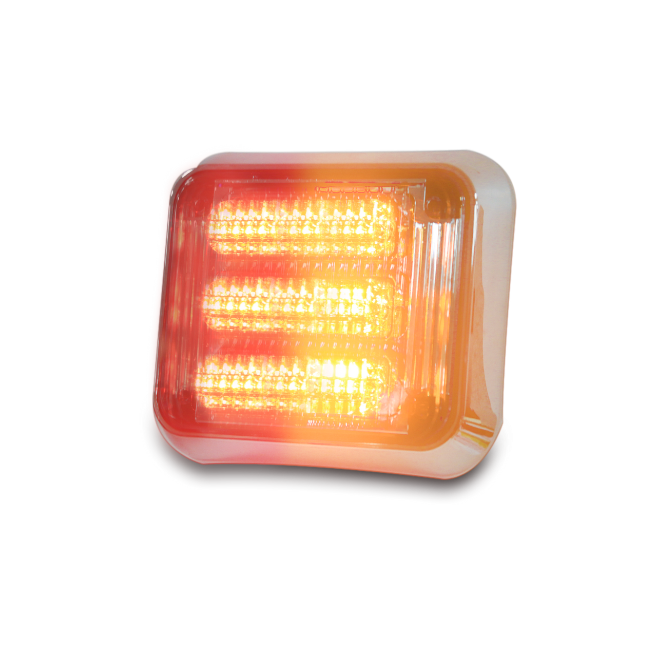 Code-3 - PRIZM II Perimeter Lights - 7x9 Inch, Available in Single, Split, or Steady, 12 LED per lighthead, Optional Chrome Bezel