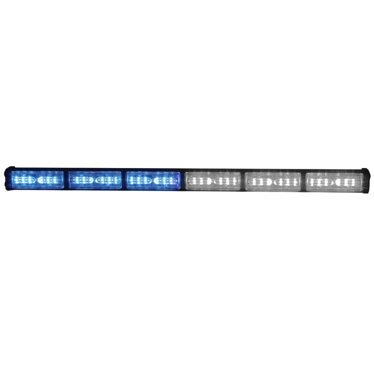 Code-3 - MEGATHIN STIK SERIES - 6 light heads, Waterproof, Single or Dual Color, Can be used an an Arrow Stick, 24.6 Inch Light, 16 Inch Cable with waterproof connector