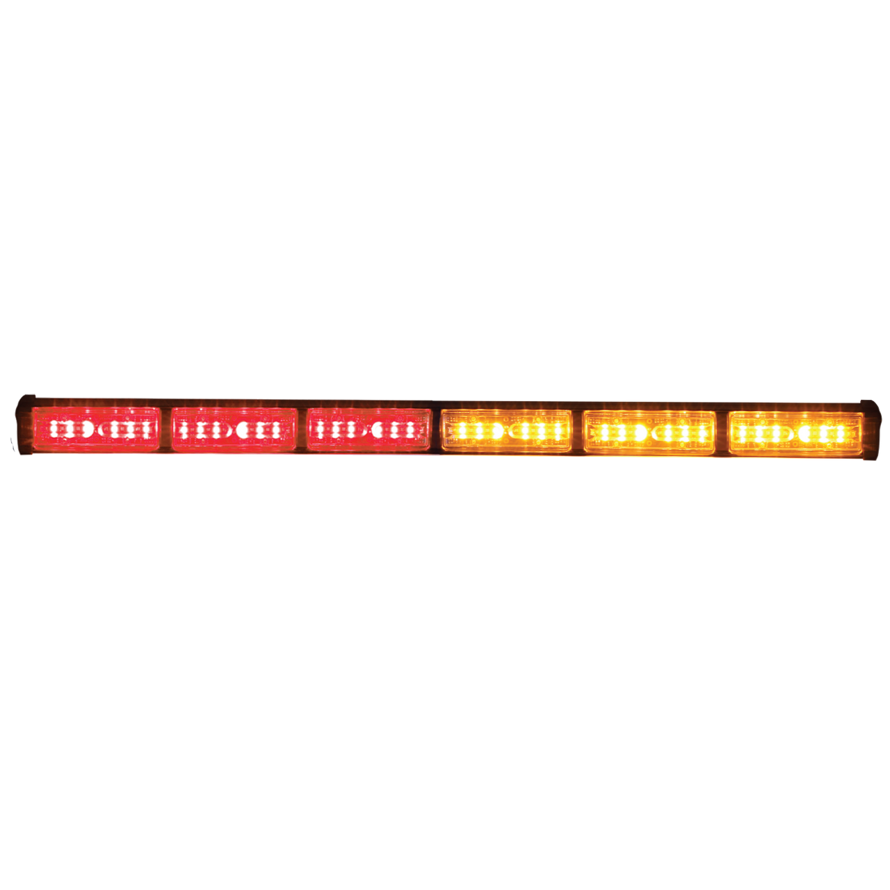 Code-3 - MEGATHIN STIK SERIES - 6 light heads, Waterproof, Single or Dual Color, Can be used an an Arrow Stick, 24.6 Inch Light, 16 Inch Cable with waterproof connector