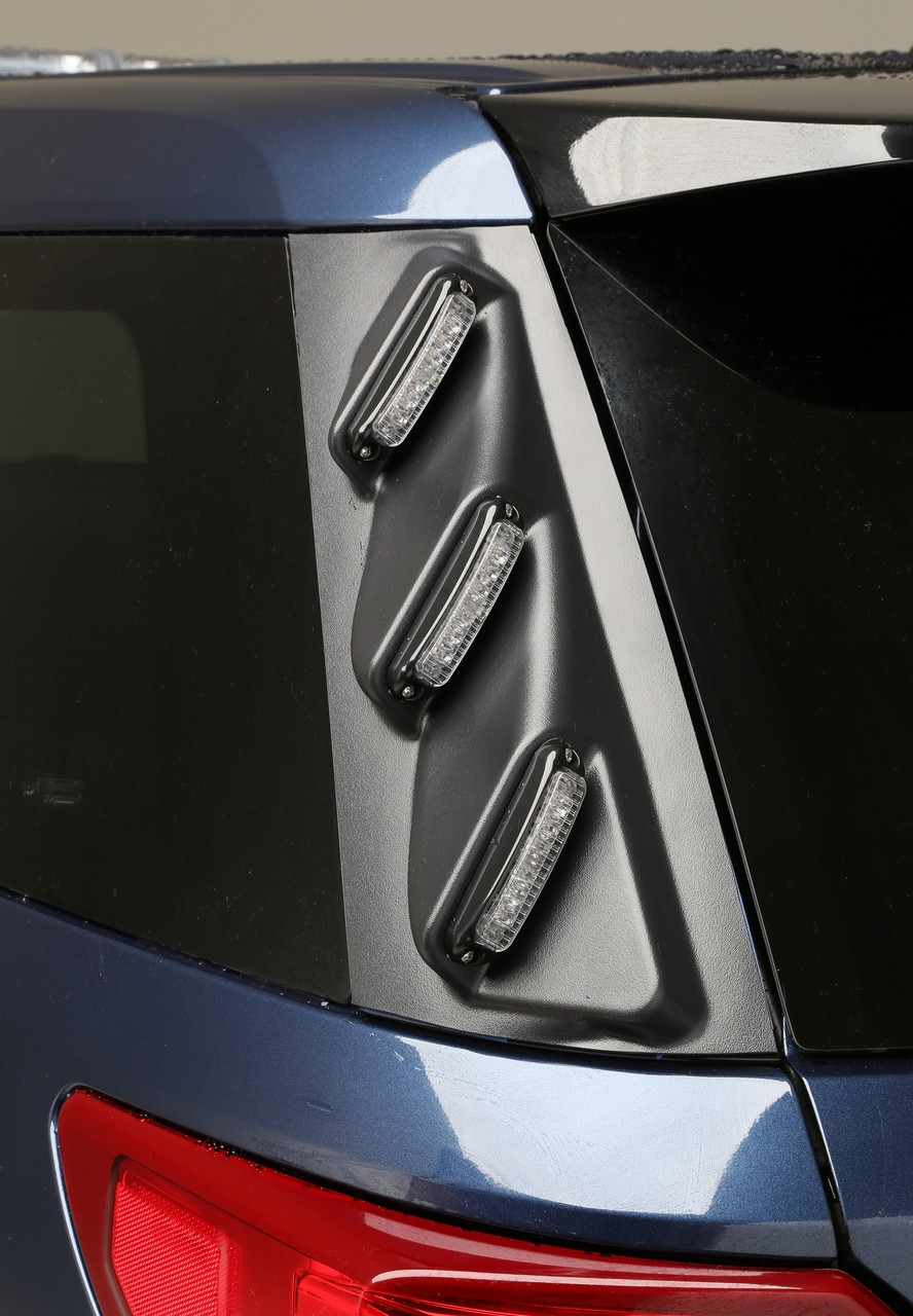 CLOSE OUT Whelen RPWT44-RBAX Outer Edge Dodge Durango 2019-2022 Rear Pillar TRIO Smoked Lens