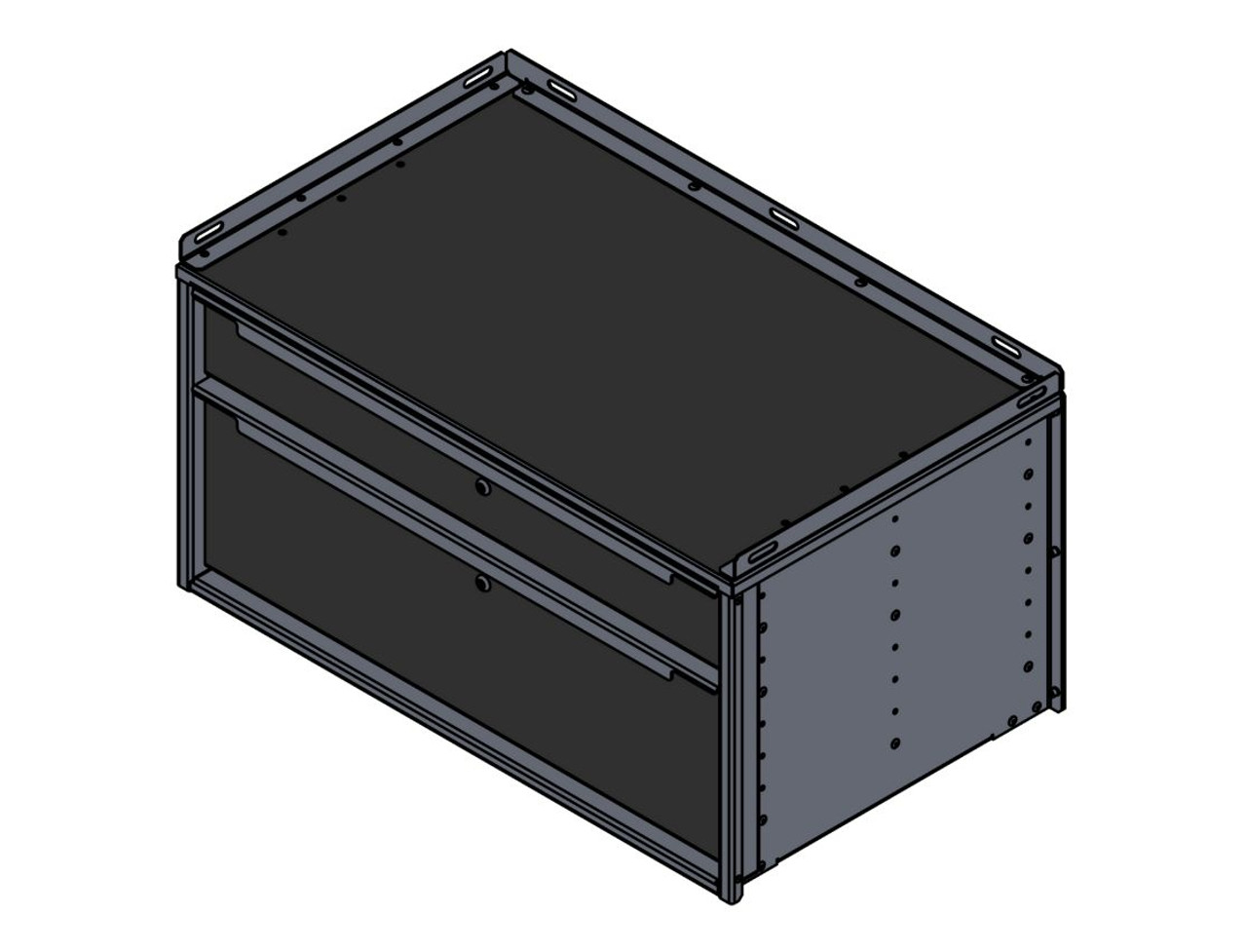 OPS Ford Police Interceptor PI Utility 2020-23 SUV (Explorer) Storage, Aluminum, 2 Drawer, OP-FIU-20-40-24-D, Designed for Law Enforcement and Public Safety - OP-FIU-20-40-22-201