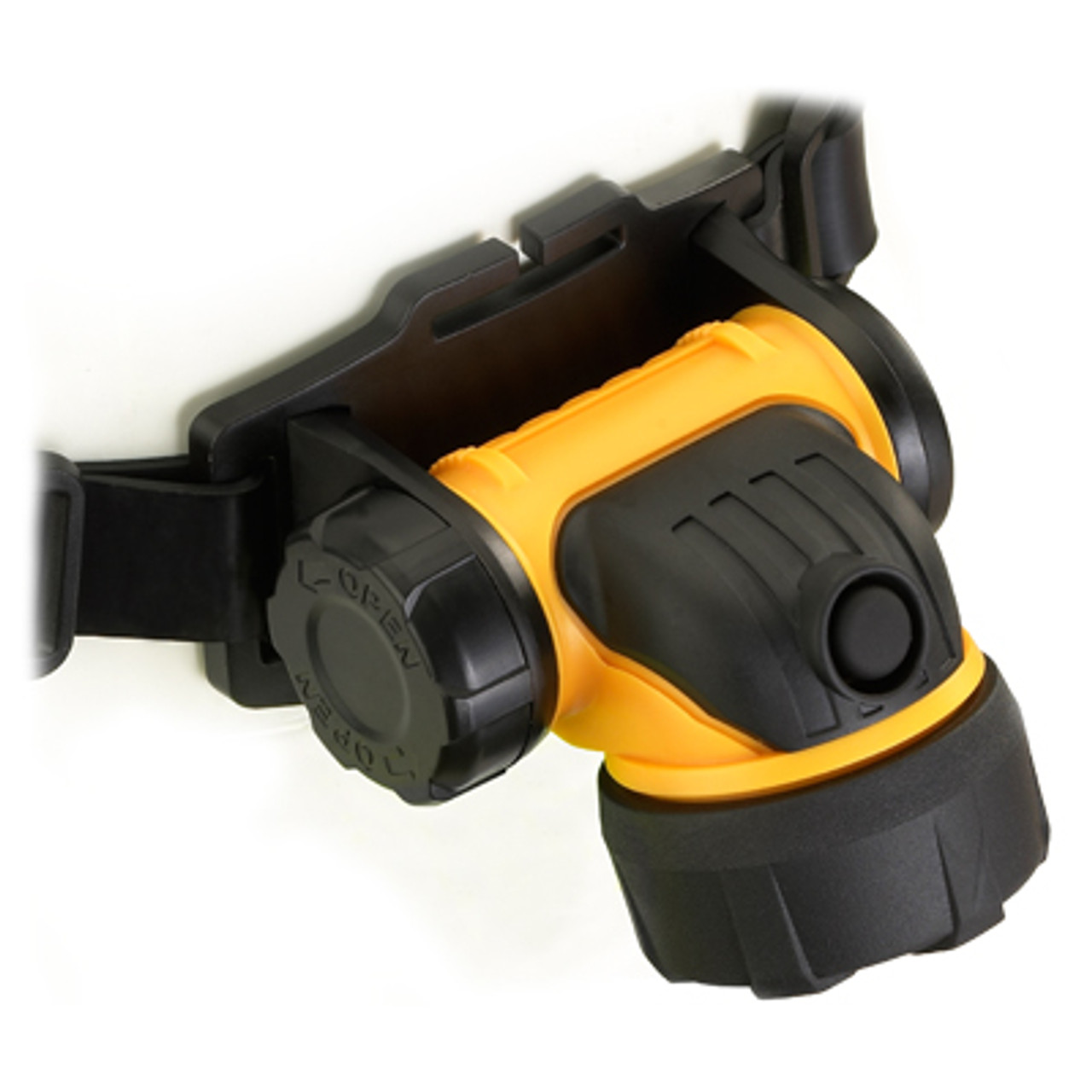 Streamlight 61301 Argo Div. 2 with alkaline batteries. Rubber & Elastic Straps. Yellow - DSS