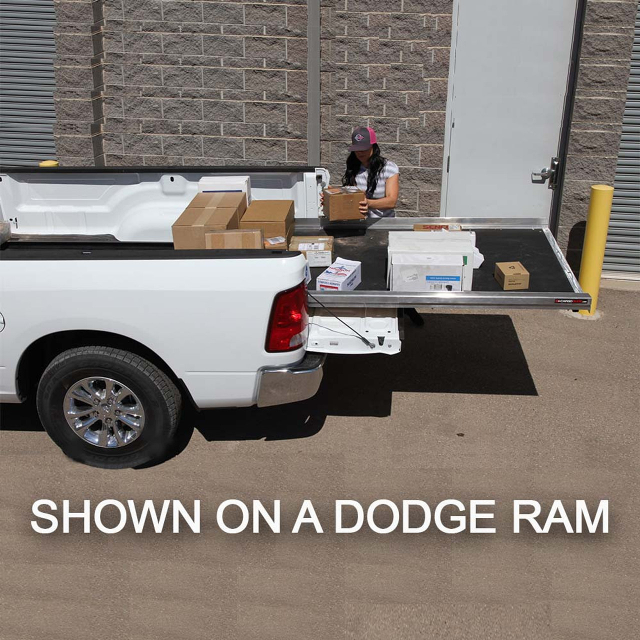 Cargo-Glide CG1000, Bed Length 5'5" to 5'7", Steel Truck-Bed Slide and Extender, 1000 lb capacity, 65-75% Extension, includes installation kit