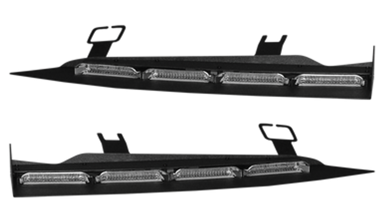 SoundOff nForce Interior Front Facing LED Light Bar, Dual Color RW-BW, 2020-2023 Interceptor Utility W/ Option 76P, Breakout Box Included, ENFWB008TT