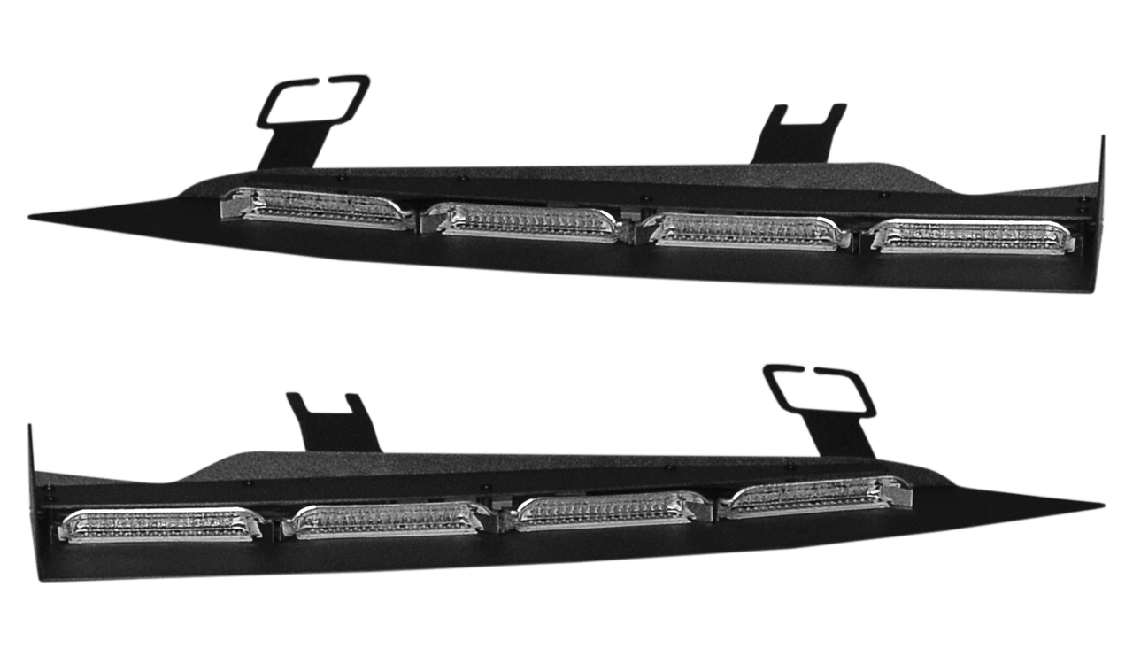 SoundOff - Dodge Charger nForce Interior Front Facing LED Light Bar, Dual BLUE/WHITE - 2015-2023 Dodge Charger, ENFWB003WJ