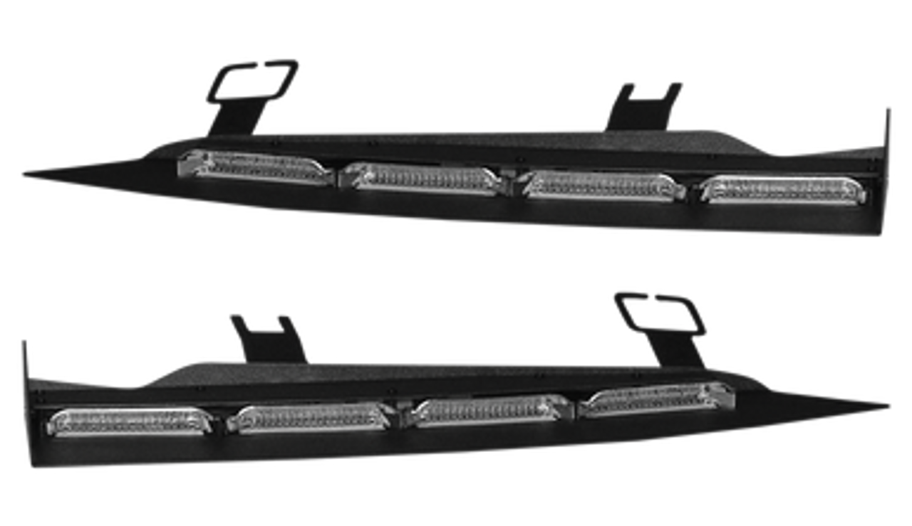 SoundOff nForce Interior Front Facing LED Light Bar, Dual Color RW-BW, 2020-2023 Interceptor Utility W/ Option 76P, Breakout Box Included, ENFWB00G8N