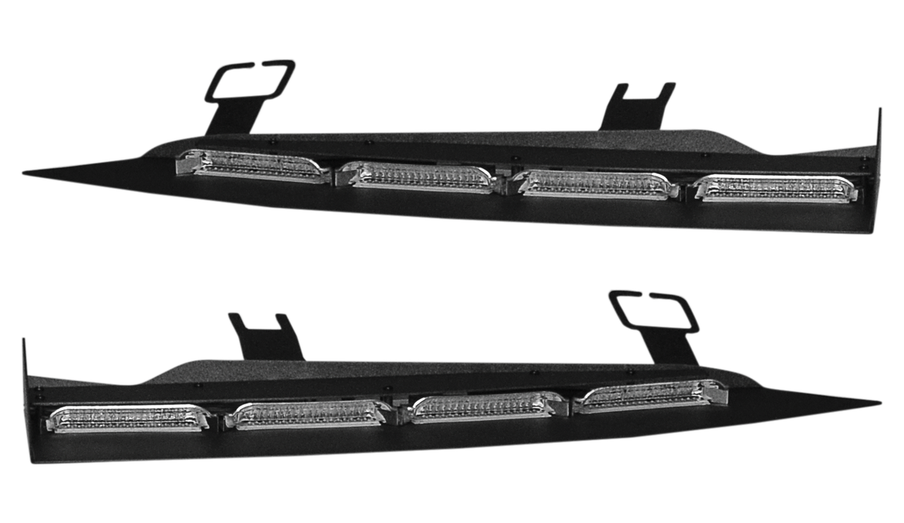 SoundOff - nForce Interior Front Facing LED Light Bar, Dual Color Green/White-Amber/White Alternating - 2011-2019 Ford Interceptor Utility, ENFWB00J3A