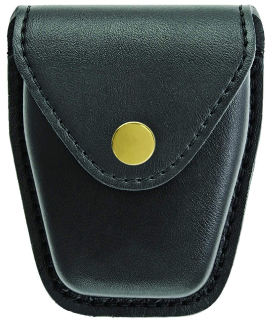 Hero's Pride AirTek Closed Handcuff Case, Hinged, Plain, Brass Snap