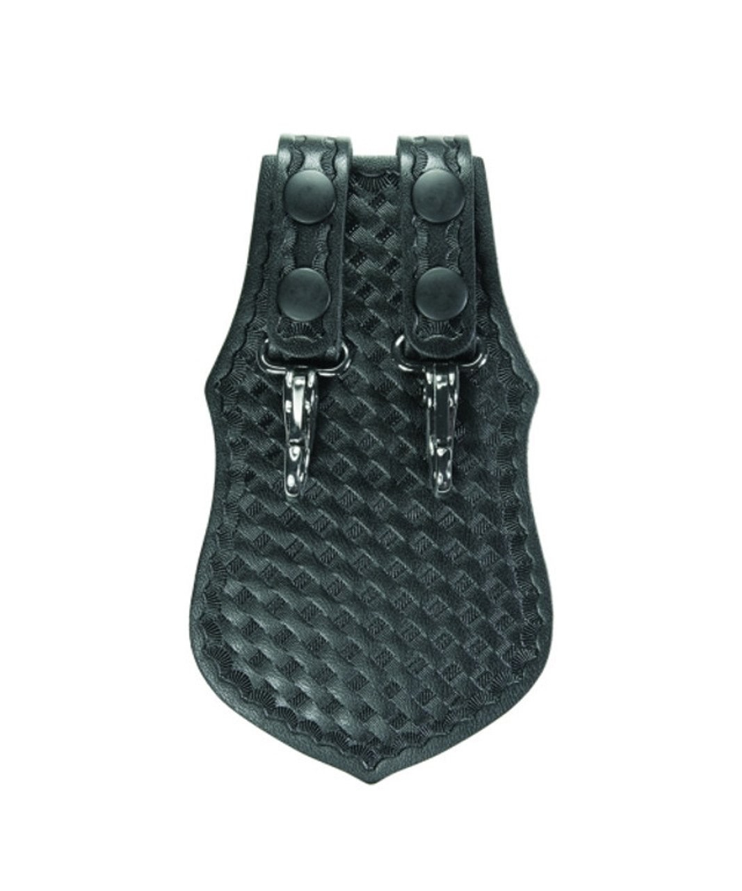 Hero's Pride AirTek Deluxe Double Scabbard Key Holder, Basket Weave, Black