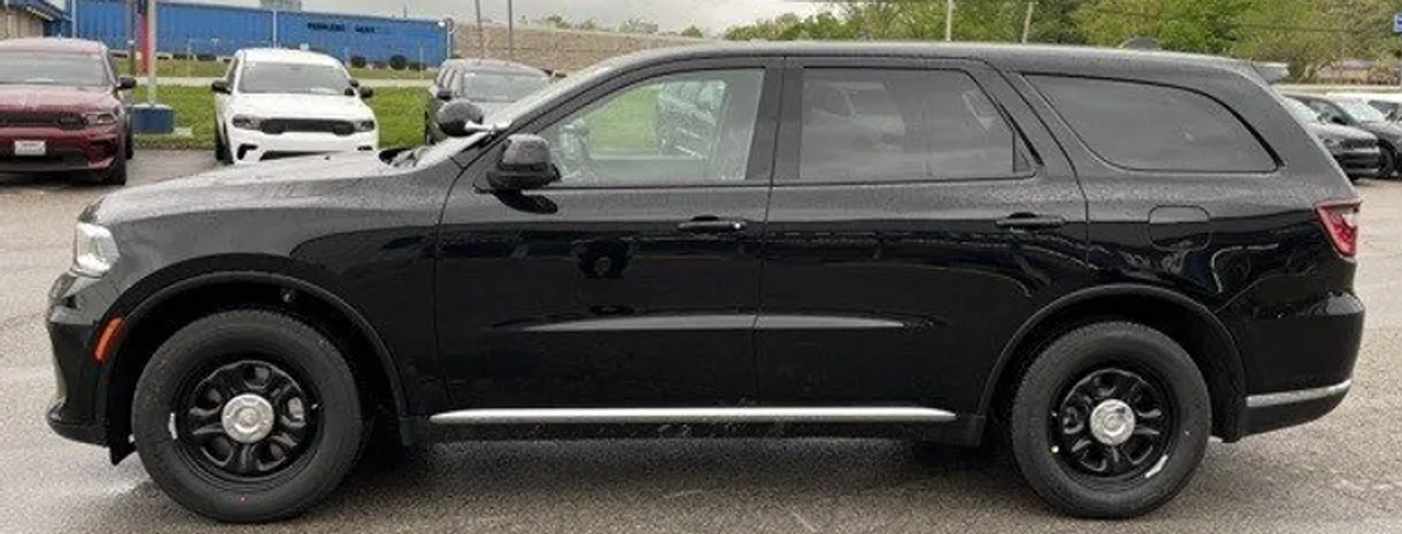 New 2023 Black Dodge Durango PPV Police Package SUV AWD V8, ready to be built as an Admin Package (Emergency Lighting, Siren, Controller,  Console, etc.), + Delivery, DURAB4