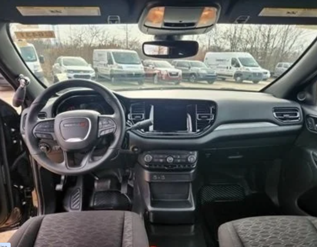 New 2023 Black Dodge Durango PPV V6 Police Package SUV AWD, ready to be built as a Marked Patrol Package (Emergency Lighting, Siren, Controller,  Console, Partition, etc.), + Delivery, DURMP6B4