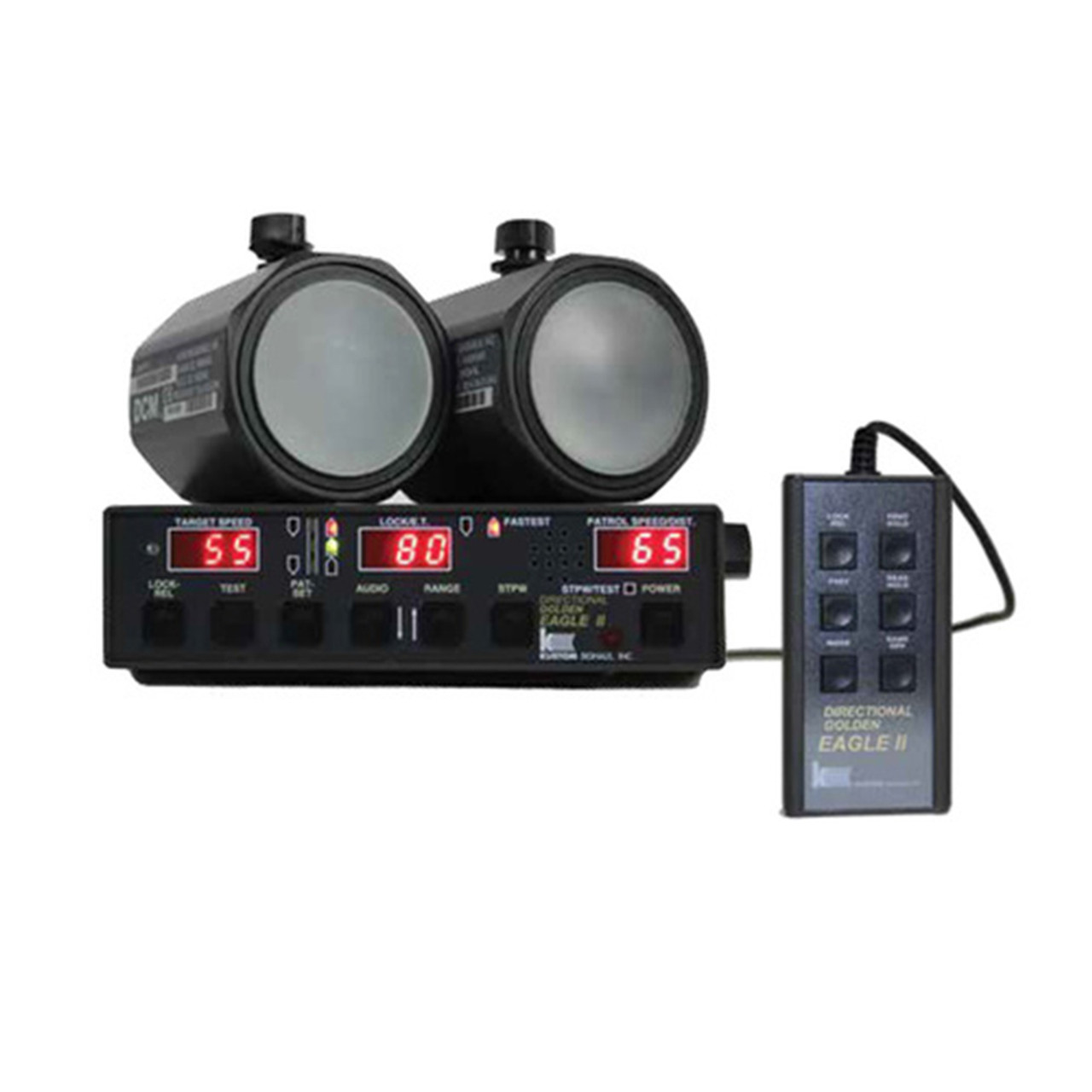 Kustom Signals Directional Golden Eagle II Accessory, Series Video Interface port and cable to connect w/ Kustom Video system