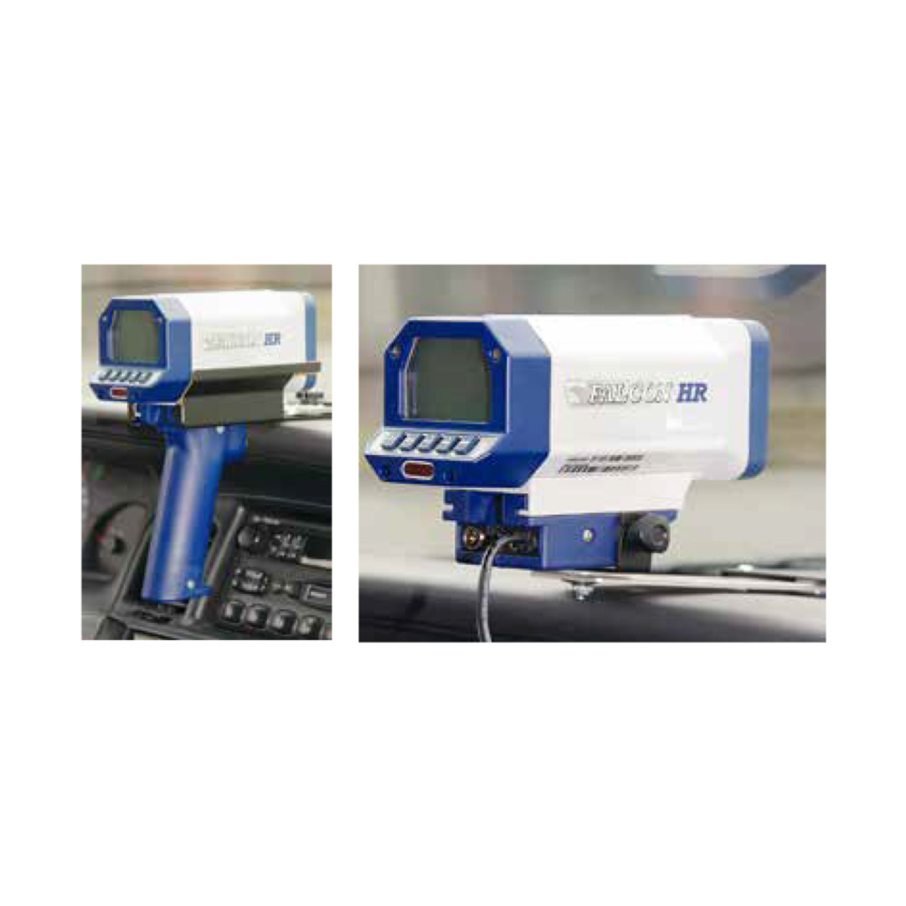 Kustom Signals Accessory,  Battery Handle w/ RS232 data port & Quick Charger 12VDC for Talon II or Falcon HR Radar