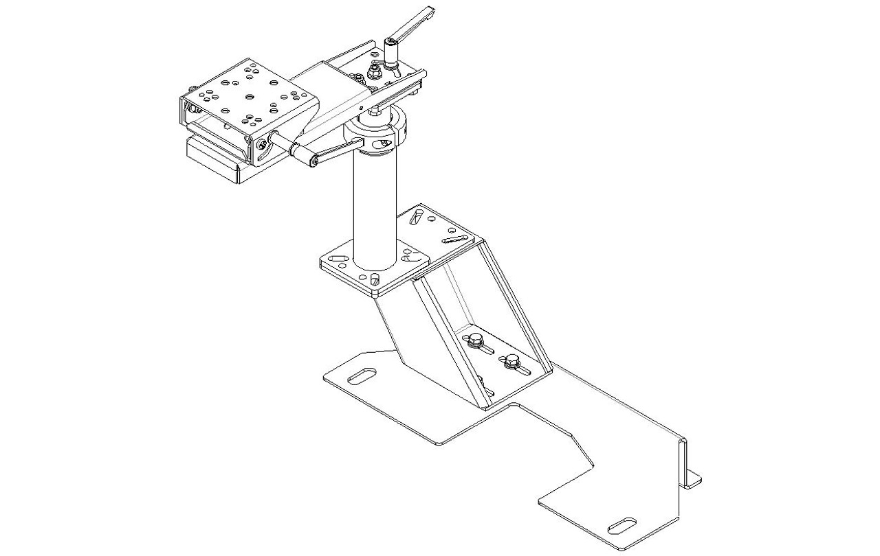 Havis PKG-PSM-153 Standard Pedestal Mount Package, Ford Interceptor Utility 2013-19 & Ford Explorer 2011-19