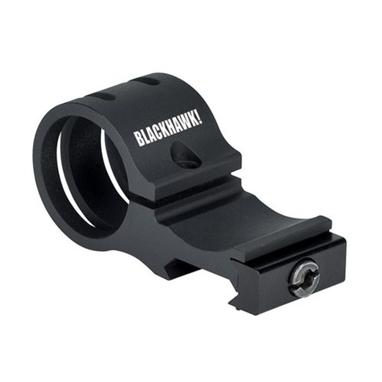 Blackhawk! Offset Flashlight Rail Mount, Compatible with Most 1-Inch Flashlights 71RM01BK