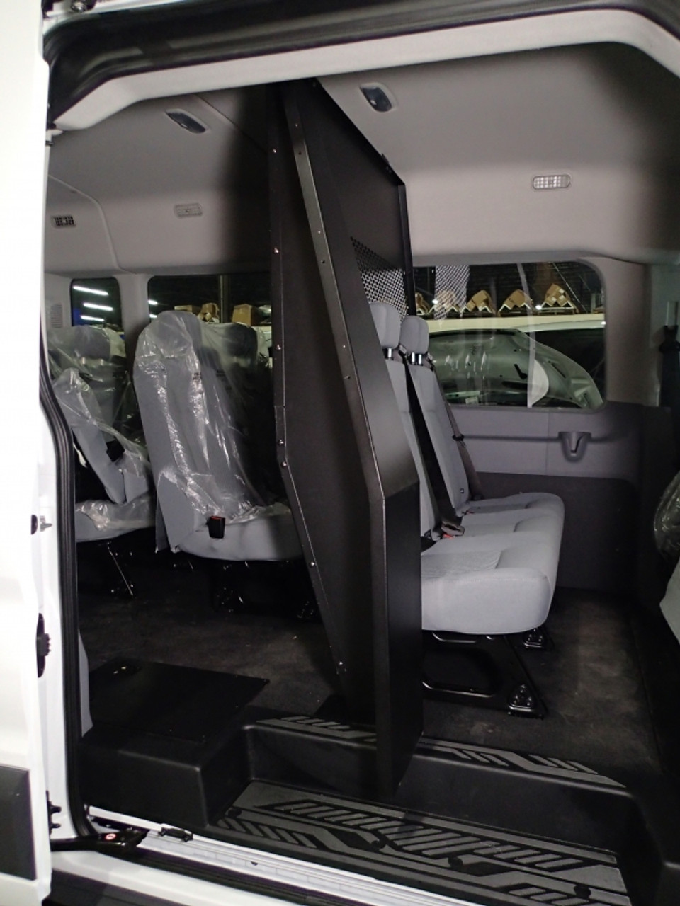 Havis P-MID-3 Middle Partition, Ford Transit Window Van w/ Medium Roof & Side Sliding Doors 2015-24