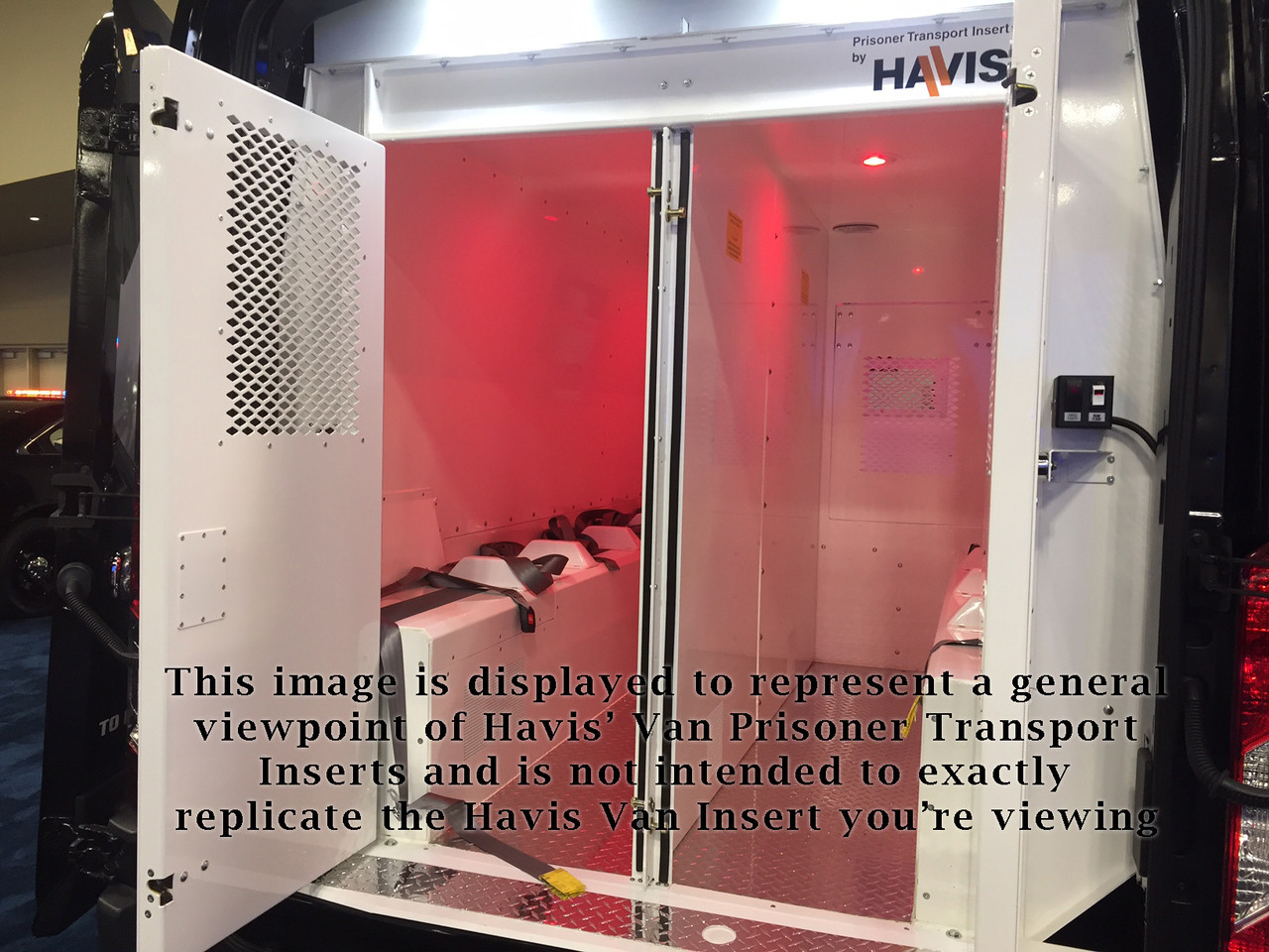 Havis PT-C01-100-1 Prisoner Transport Insert, Single Compartment, Chevy Express G-Series 2500/3500 2007-24