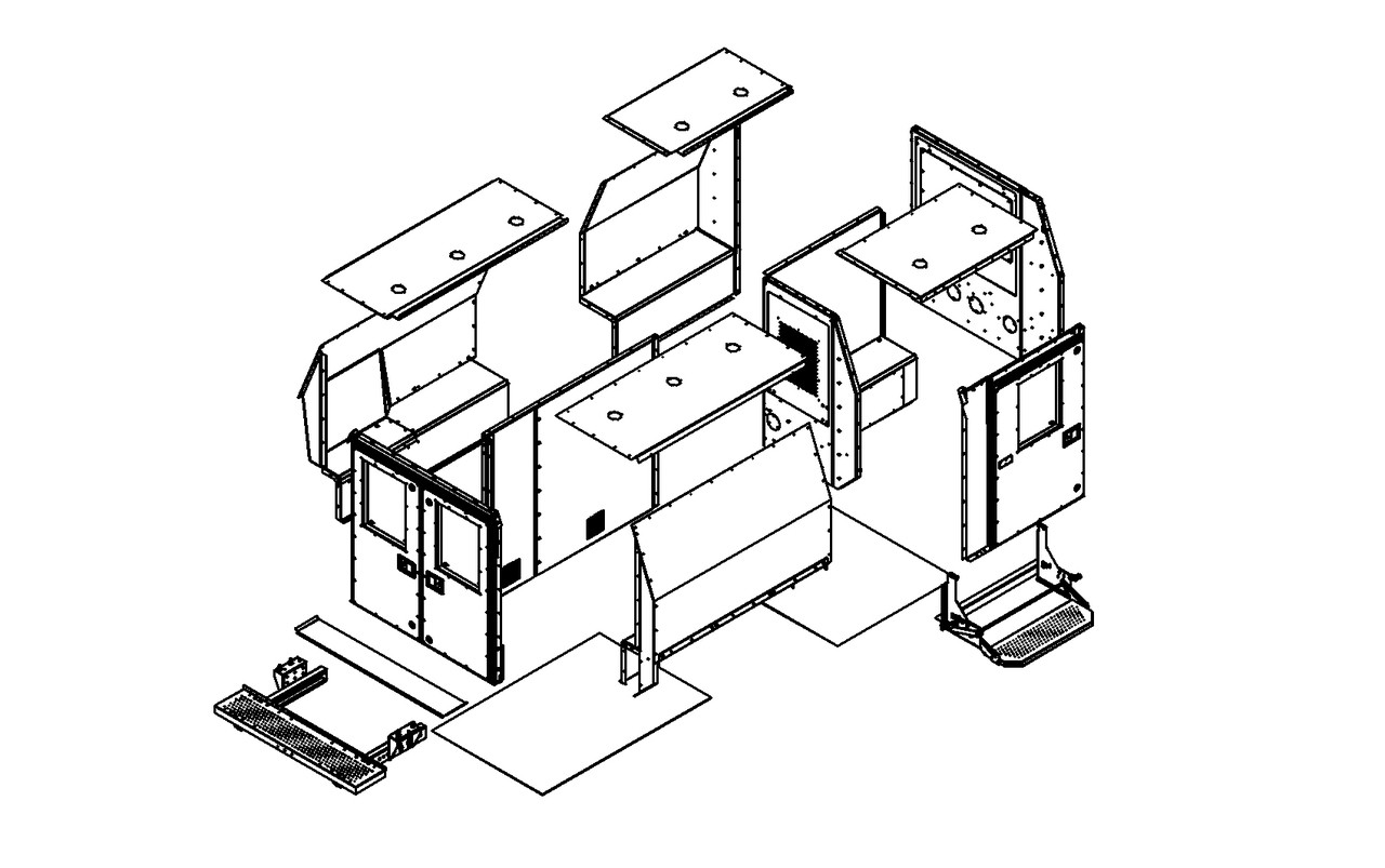 Havis PT-C01-100-3 Prisoner Transport Insert, Triple Compartment, Chevy Express G-Series 2500-3500 2007-24