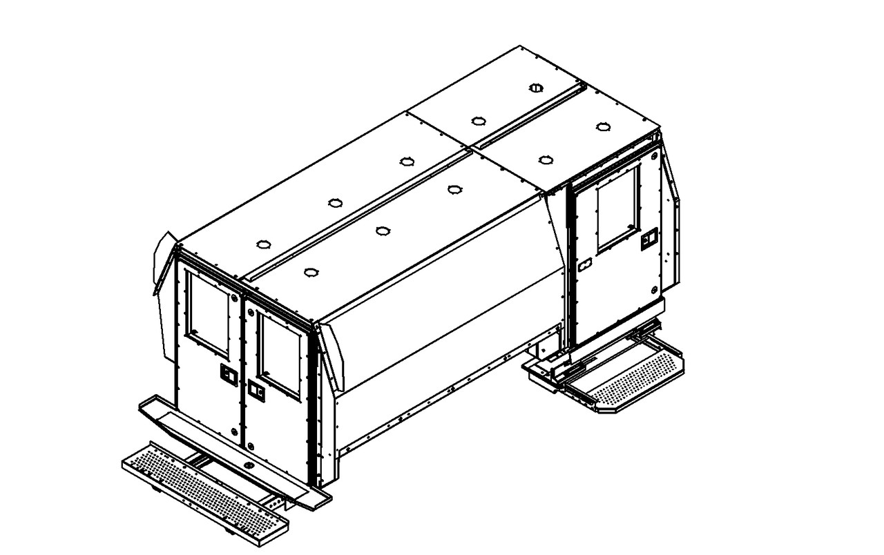 Havis PT-F05-120-3 Prisoner Transport Insert, Triple Compartment, Ford Transit 2015-24